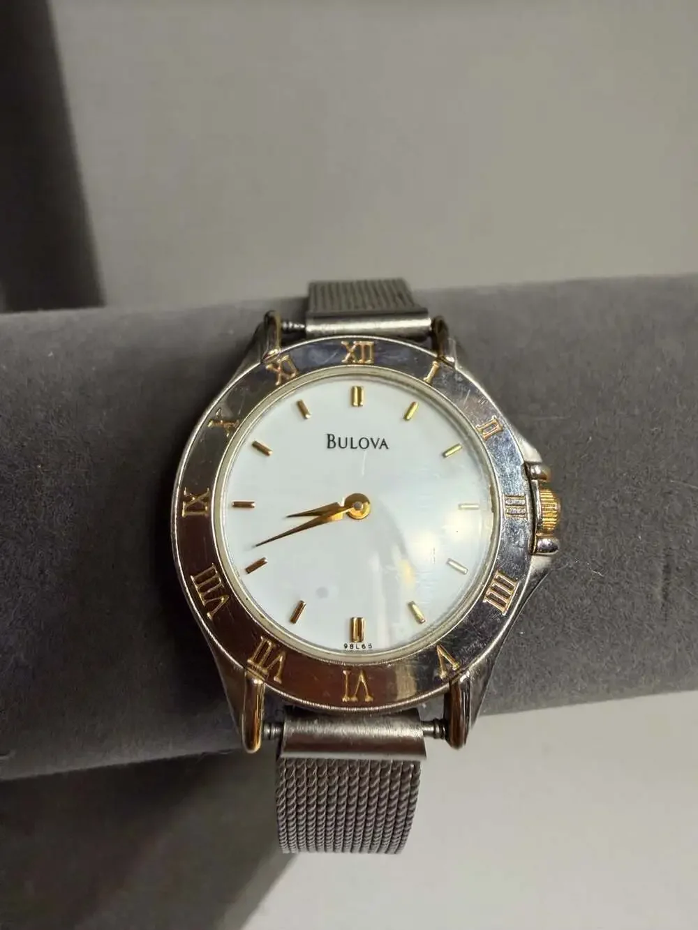 Bulova Women's Quartz Two-Tone Mesh Band Watch 98L65